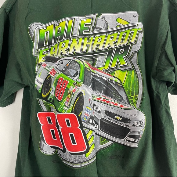Dale Earnhardt Jr. #88 Chase Authentics Green T-Shirt Size Large - Picture 6 of 6